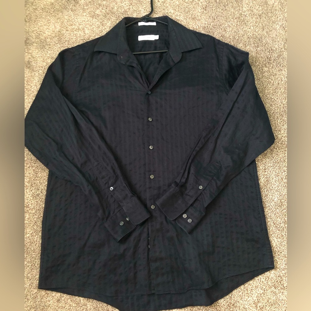 Black Calvin Klein Dress Shirt